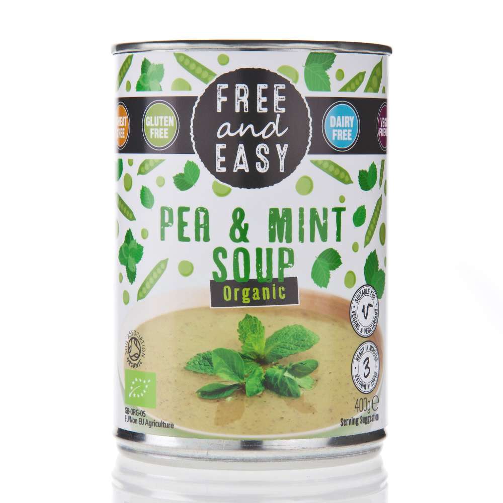 Free & Easy Organic Pea & Mint Soup - 400g
