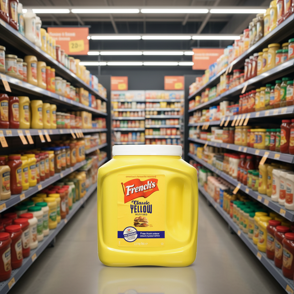 4 x French's Classic Yellow Mustard 2.9Kg