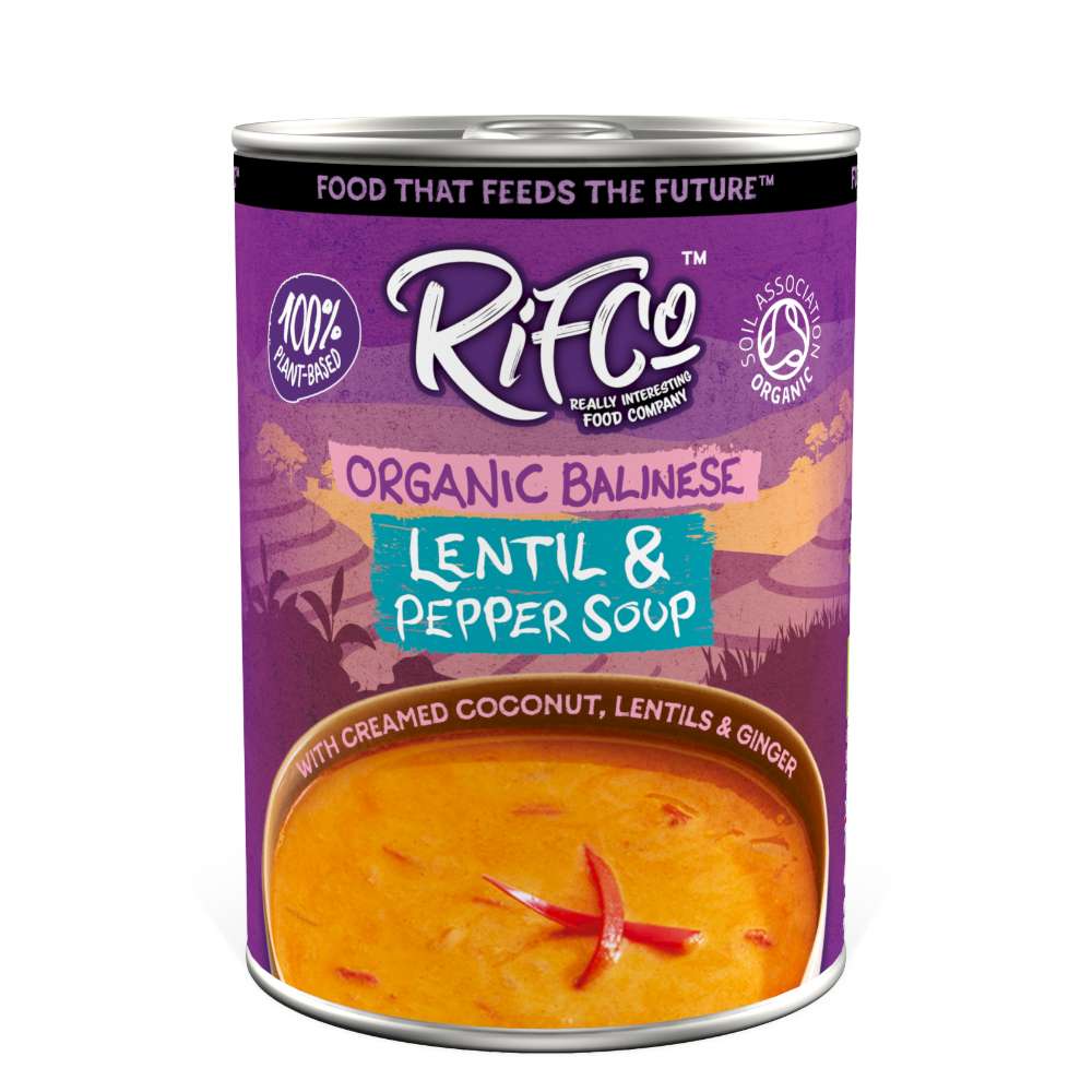 RIFCo Organic Balinese Lentil & Pepper Soup - 400g
