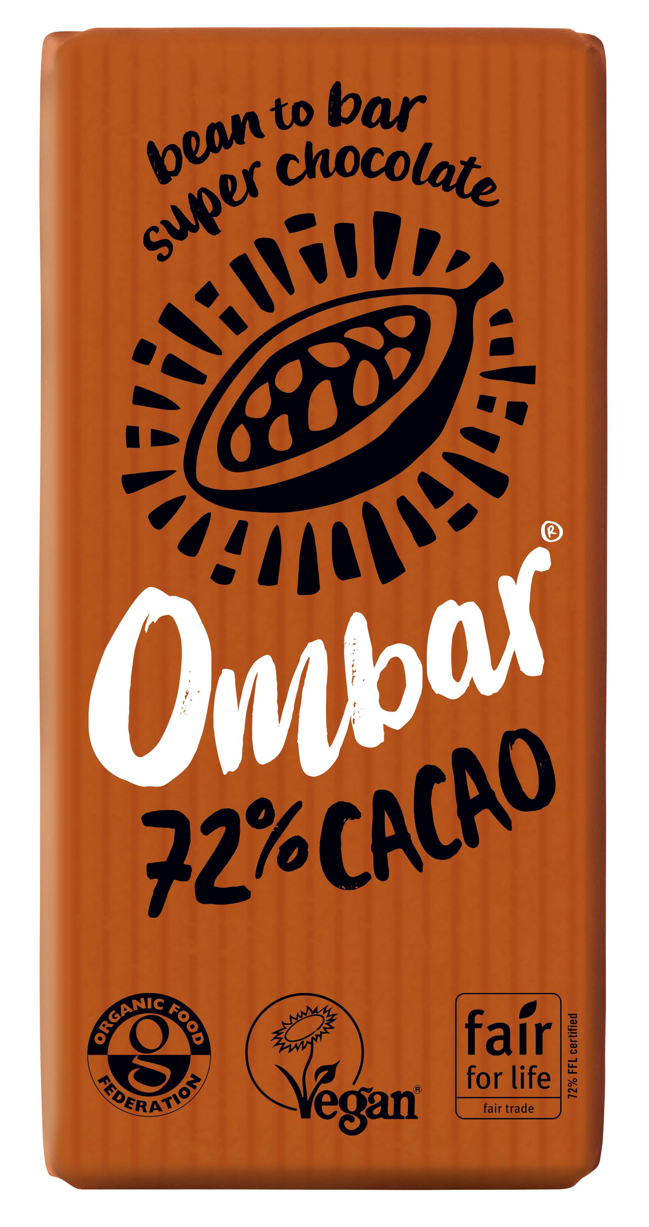 10 x Ombar 72% Cacao - 35g