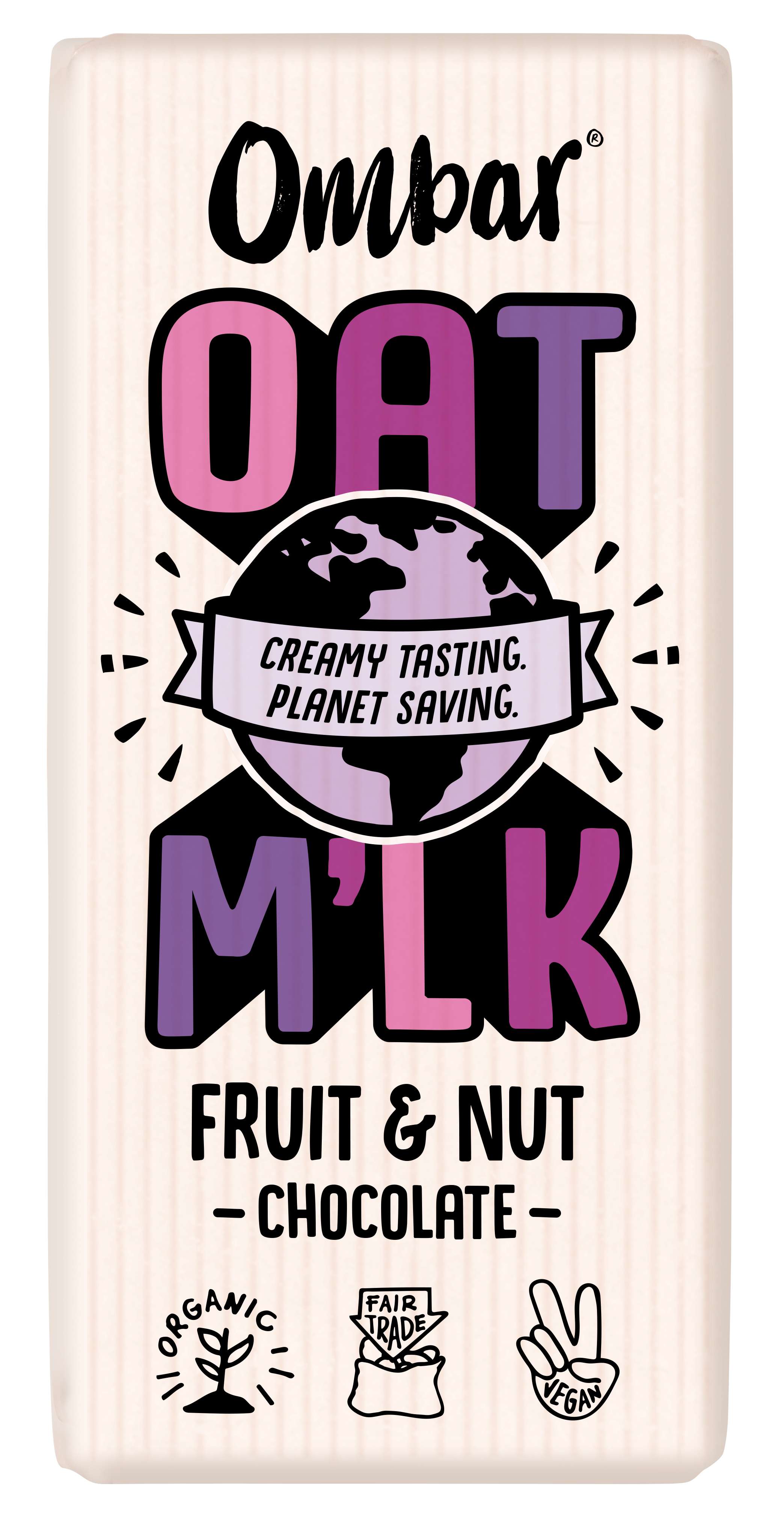 10 x Ombar Oat M'lk Fruit & Nut - 70g