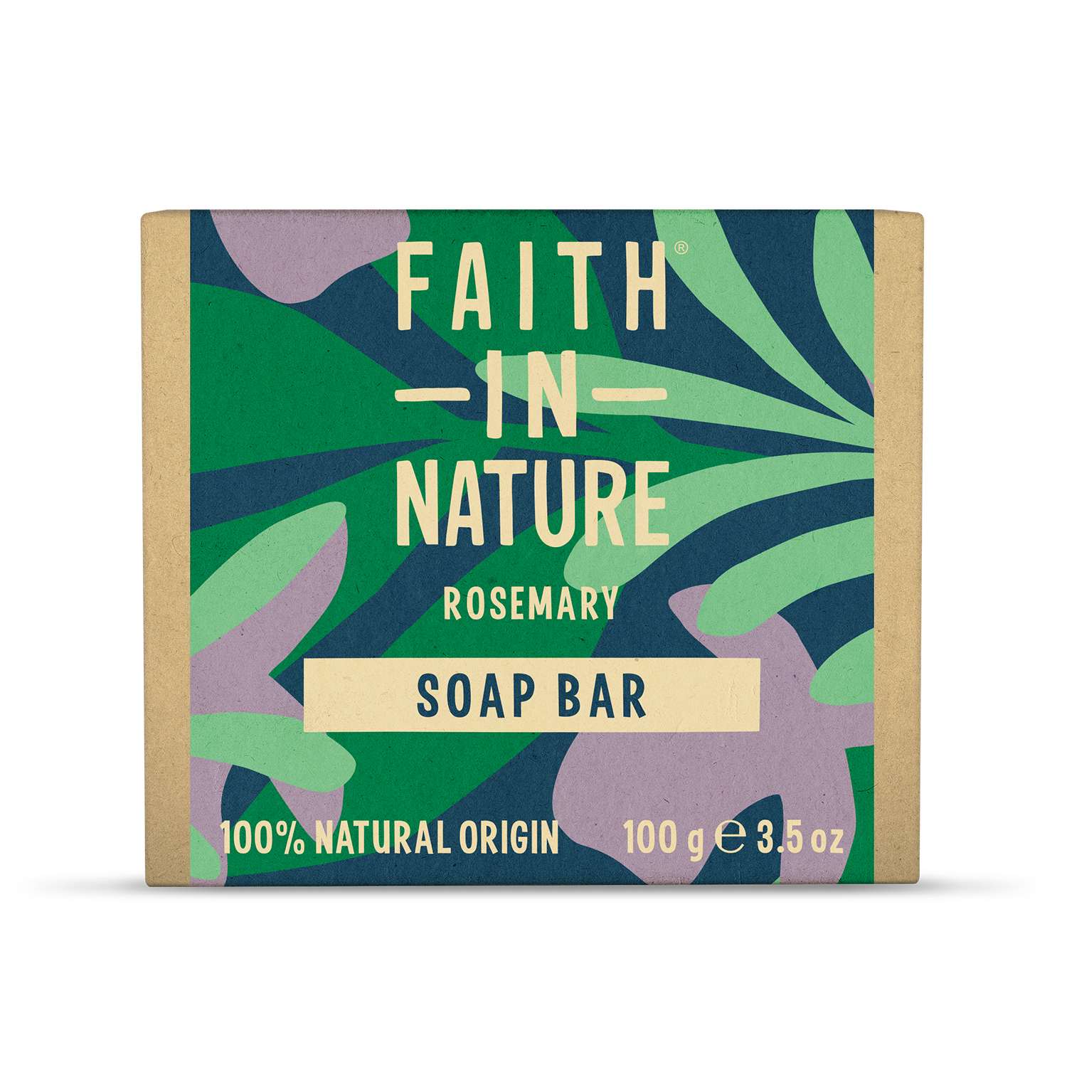 6 x Faith In Nature Rosemary Soap Bar - 100g
