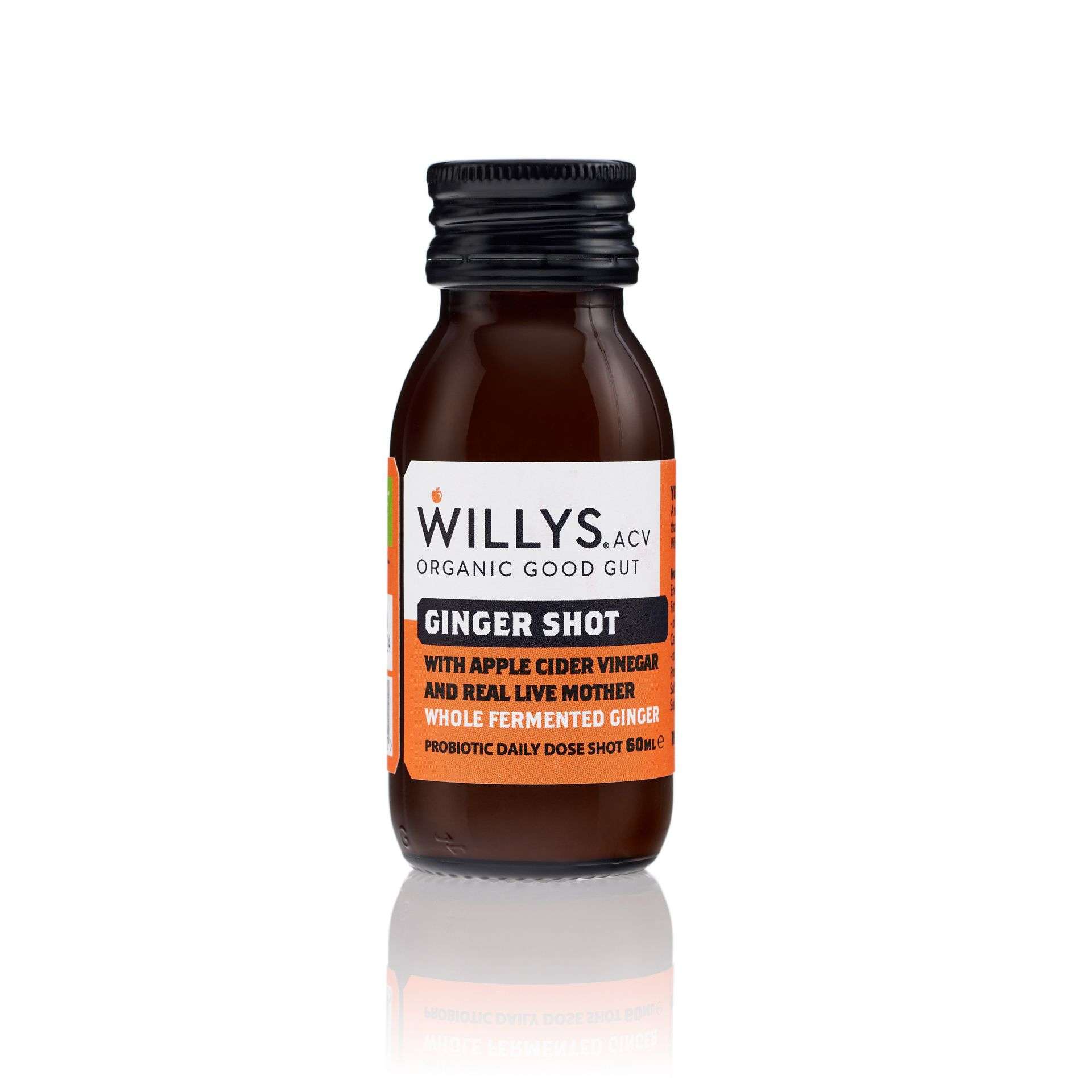 Willy's Organic Ginger & ACV Shot - 60ml