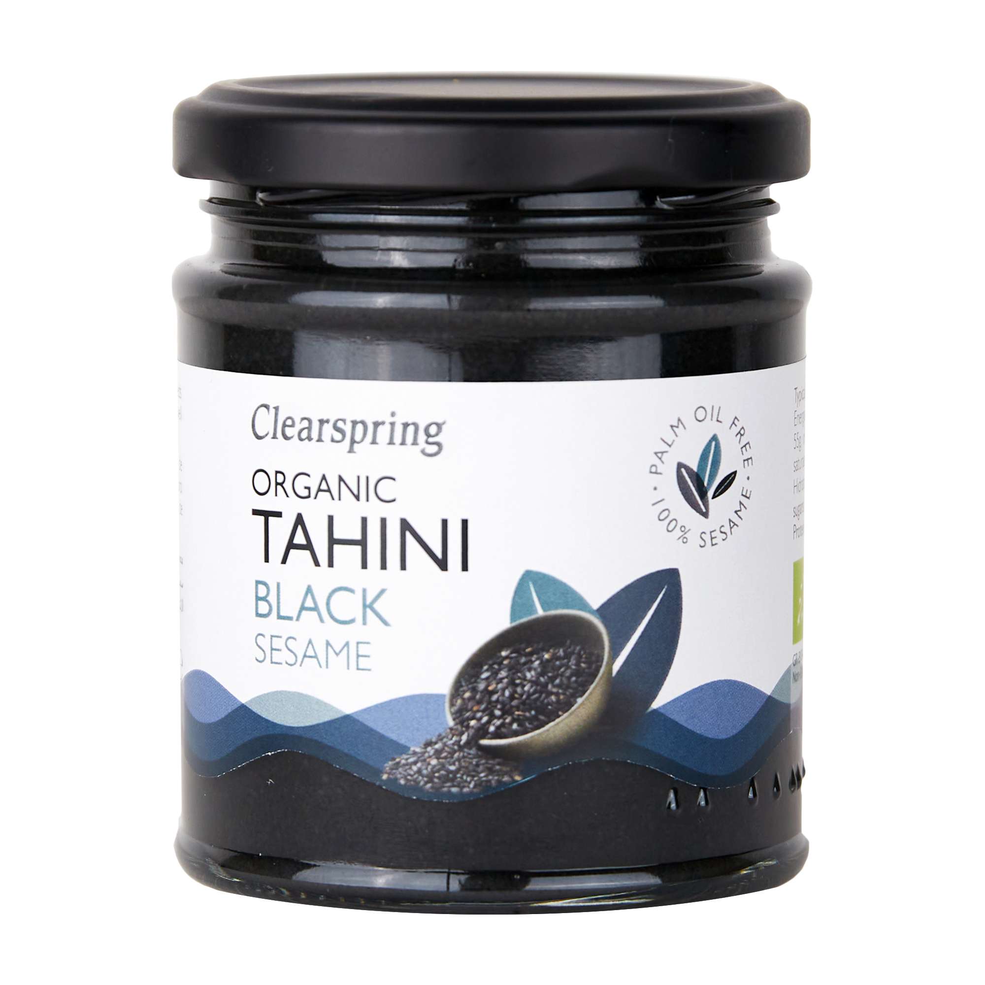 Clearspring Organic Tahini - Black Sesame - 170g