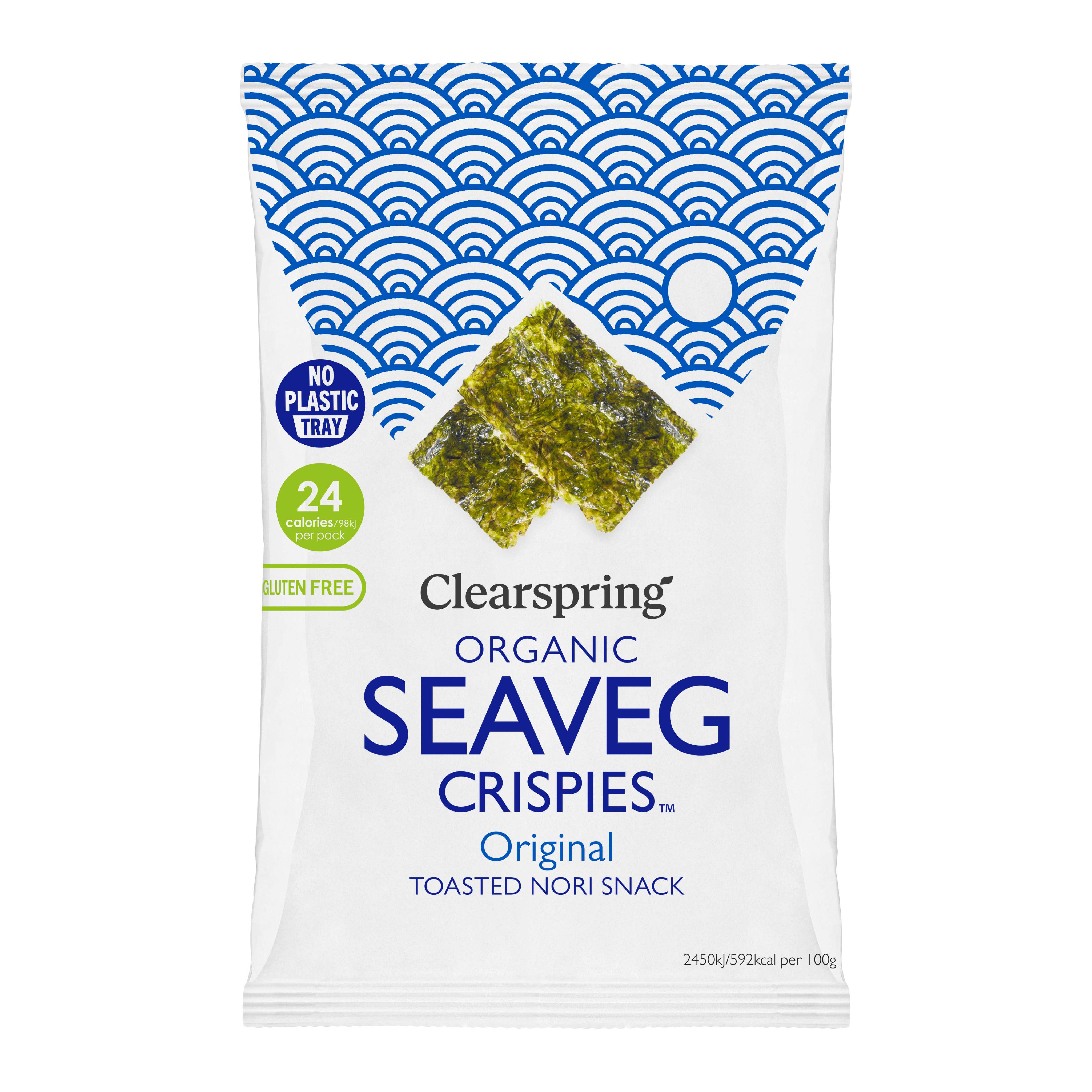 Clearspring Organic Seaveg Crispies - Original - 4g