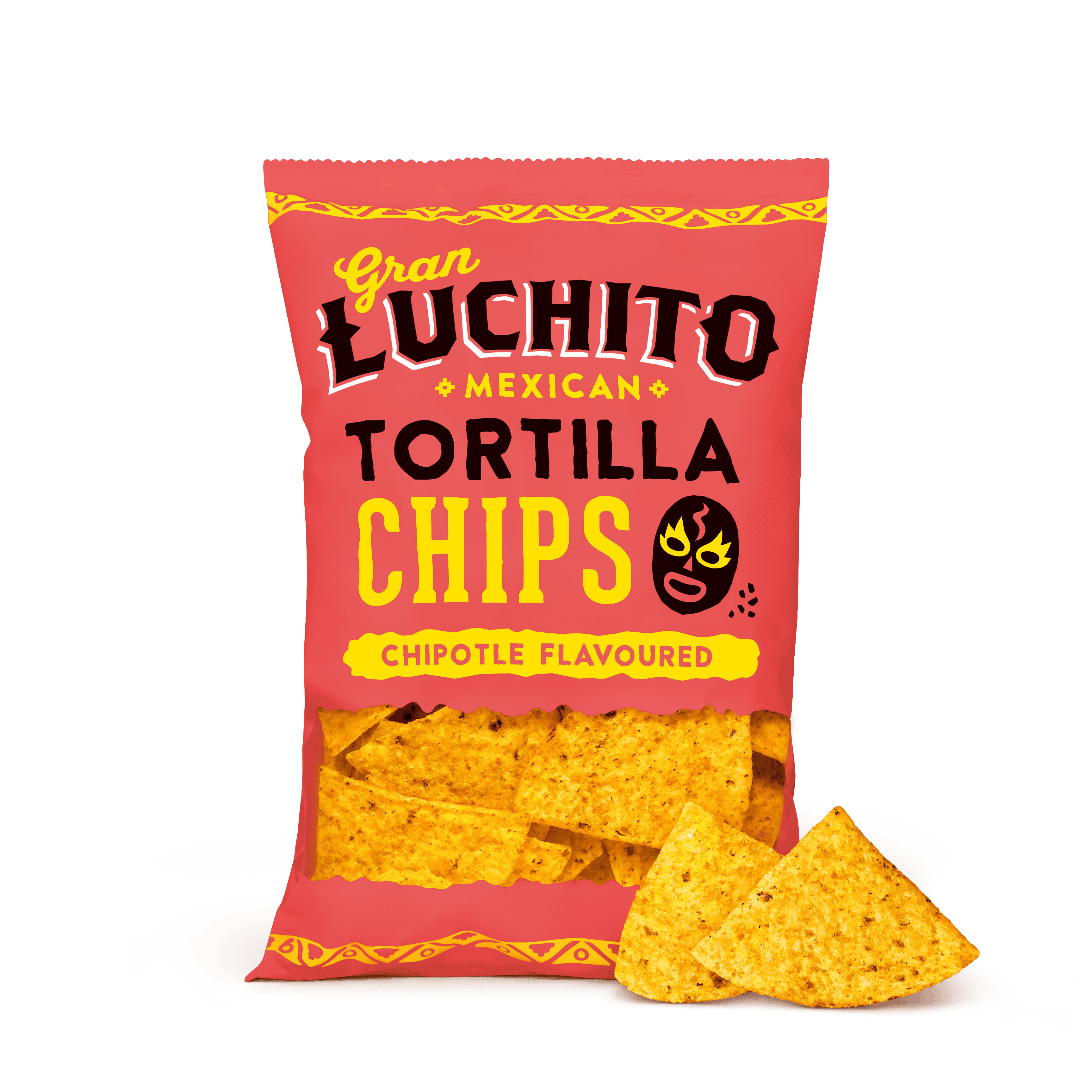 10 x Gran Luchito Chipotle Tortilla Chips - 150g