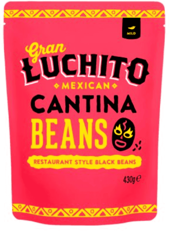 6 x Gran Luchito Cantina Black Beans - 430g