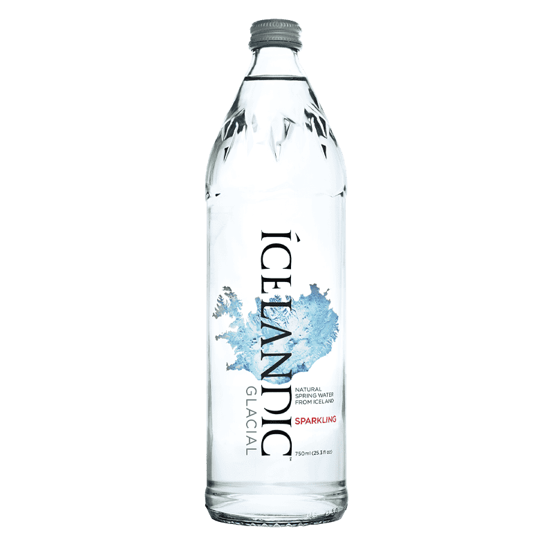 12 x Icelandic Glacial Sparkling Water - 750ml