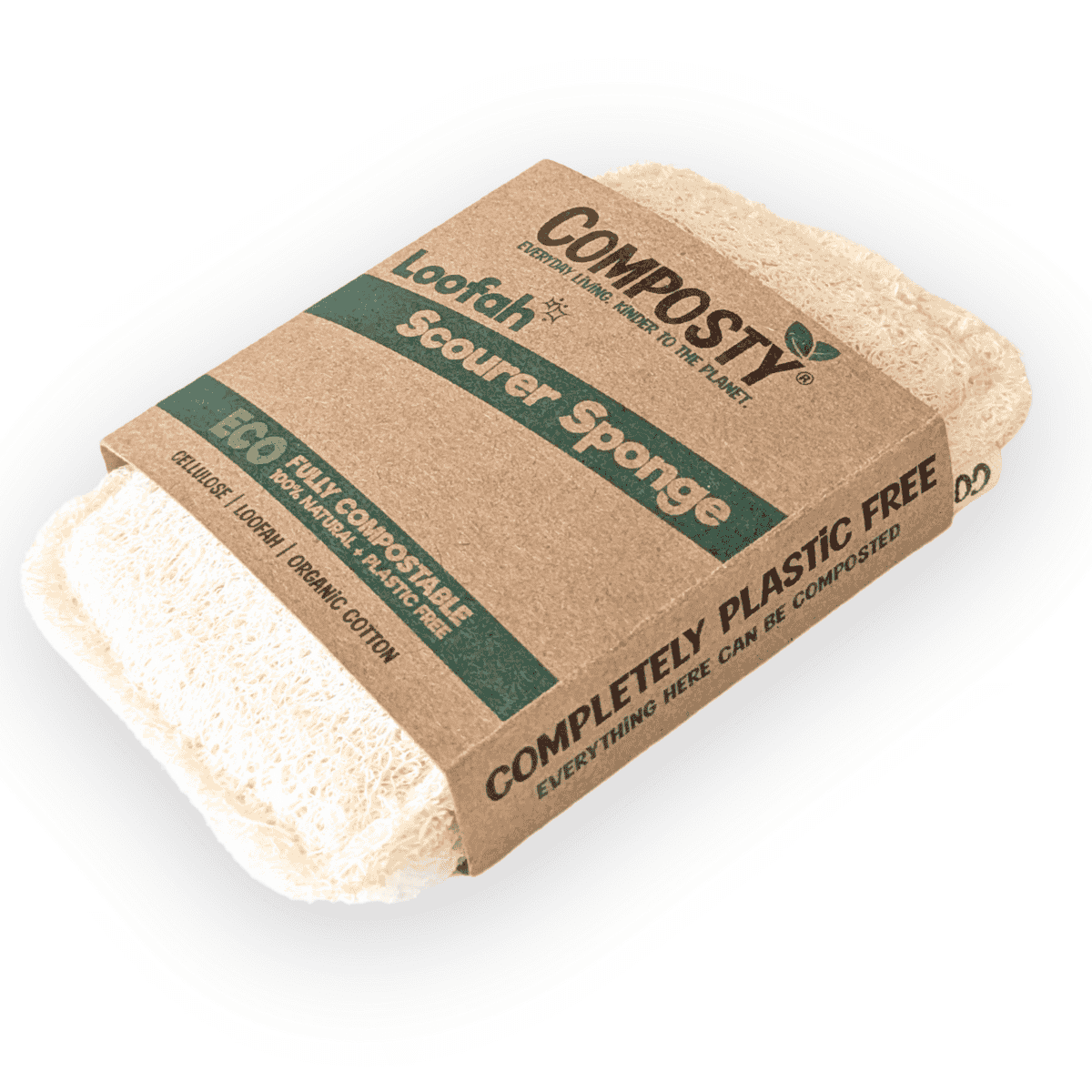 Composty Loofah All-in-One Sponge - Single - 1pc
