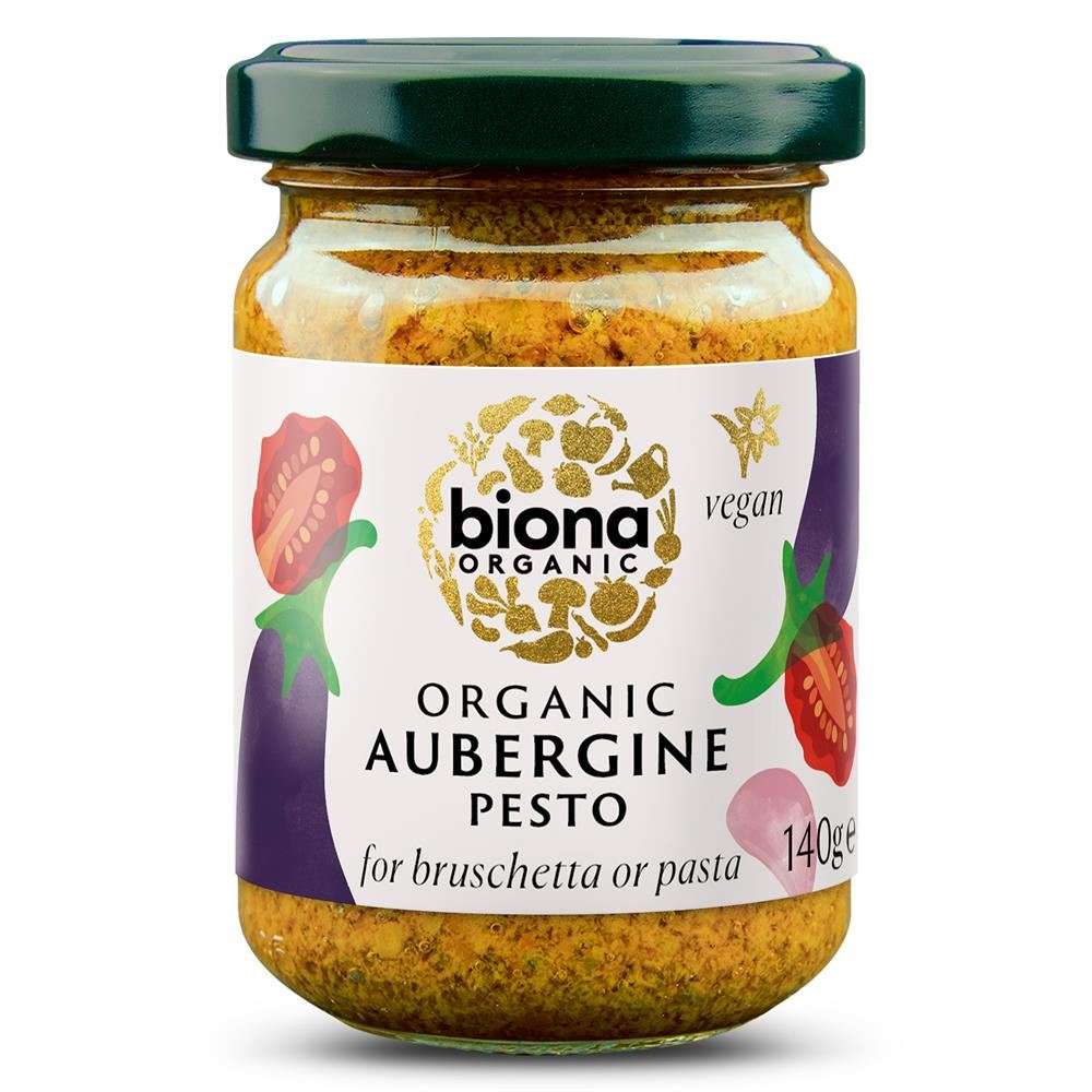 Biona Aubergine Pesto Organic - 140g
