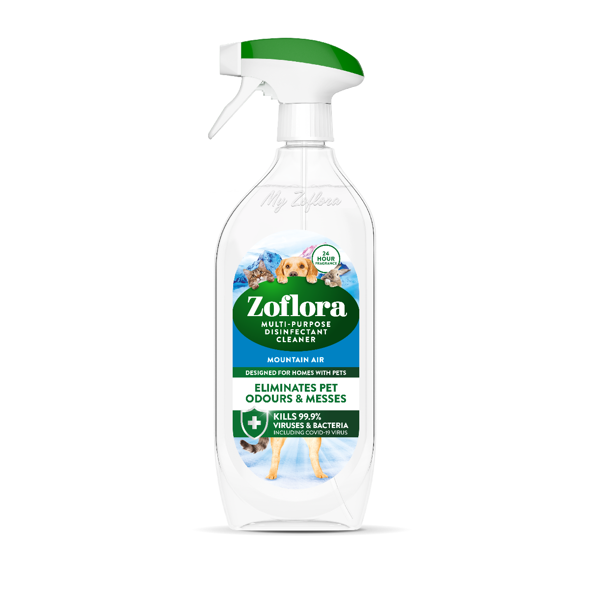8 x Zoflora Multi Purpose Cleaner Mountain Air - 800ML