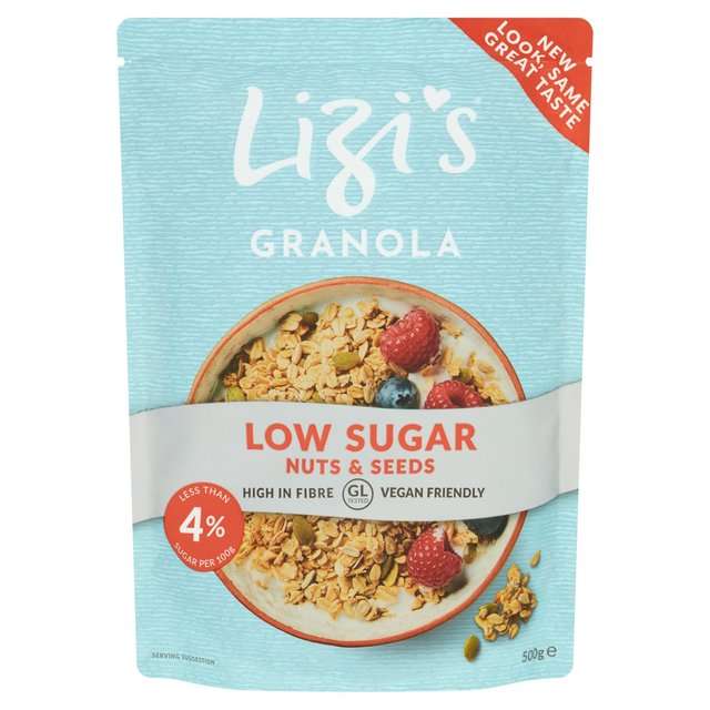 Lizi's Low Sugar Nuts and Seeds Granola - 450g
