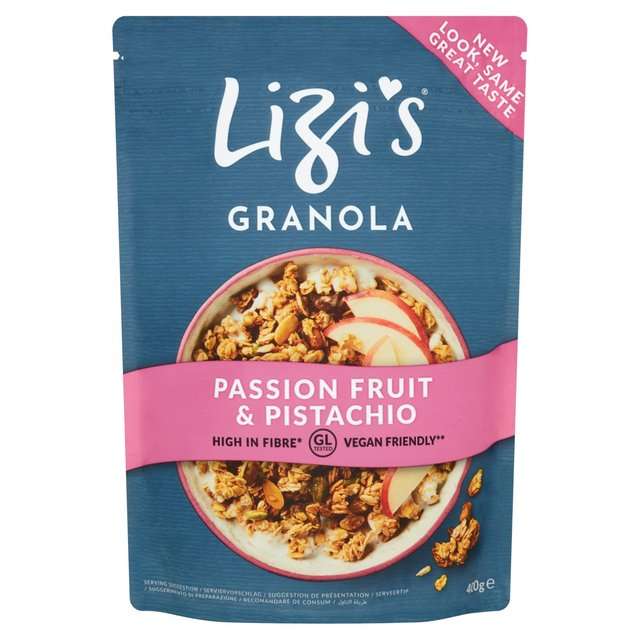 Lizi's Pistachio and Passionfruit Granola - 400g