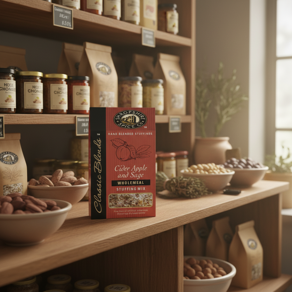 6 x Shropshire Spice Cider Apple & Sage - 140g