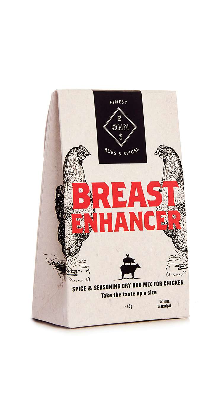 6 x Bohns Breast Enhancer Dry Spice Rub - 60g