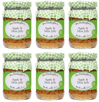 6 x Mrs Darlington's Apple & Mint Jelly - 212g