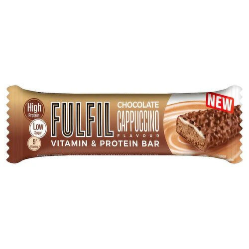 15 x Fulfil Cappucino Vitamin & Protein Bar - 55GM