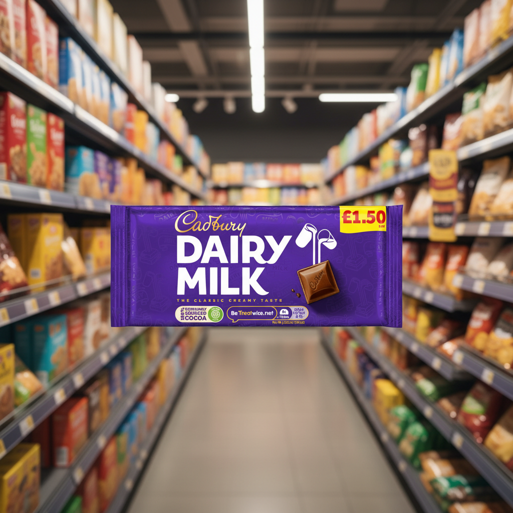 22 x Cadbury Made To Share Dairy Milk Bar - 95GM