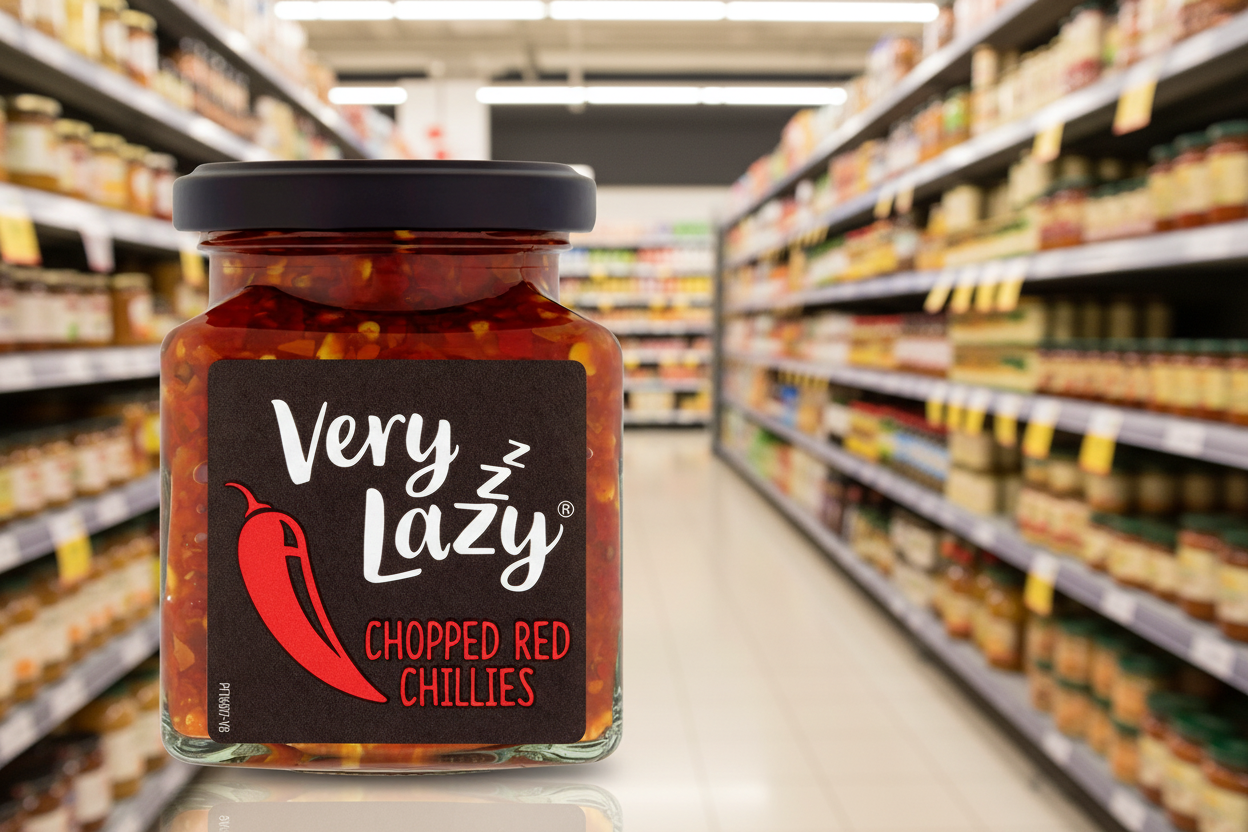 6 x Very Lazy Chillies Chopped - 190G