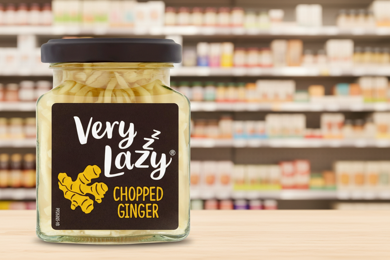 6 x Very Lazy Ginger Chopped - 190G