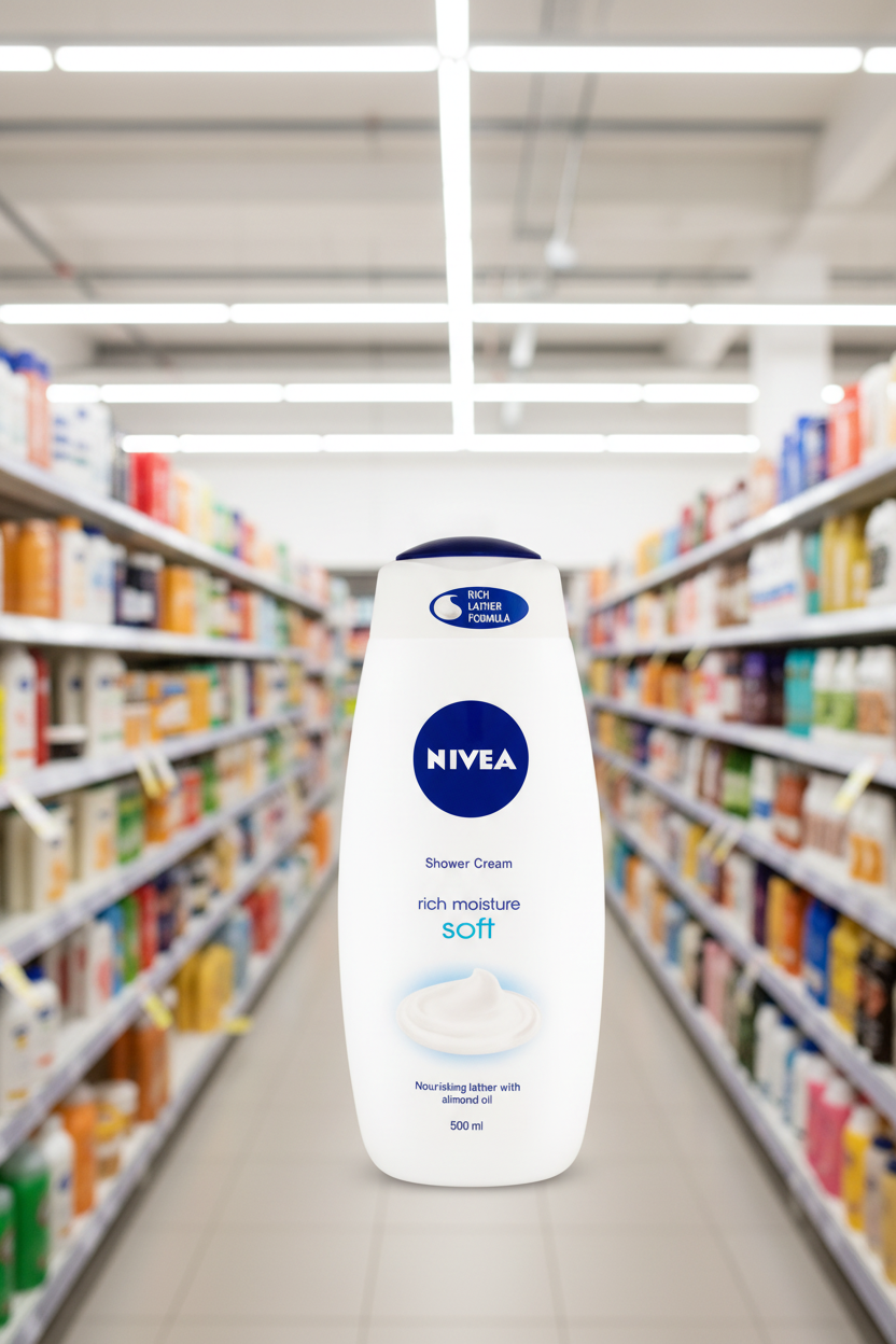 6 x Nivea Nivea Creme Soft Shower Cream 500Ml 500Ml