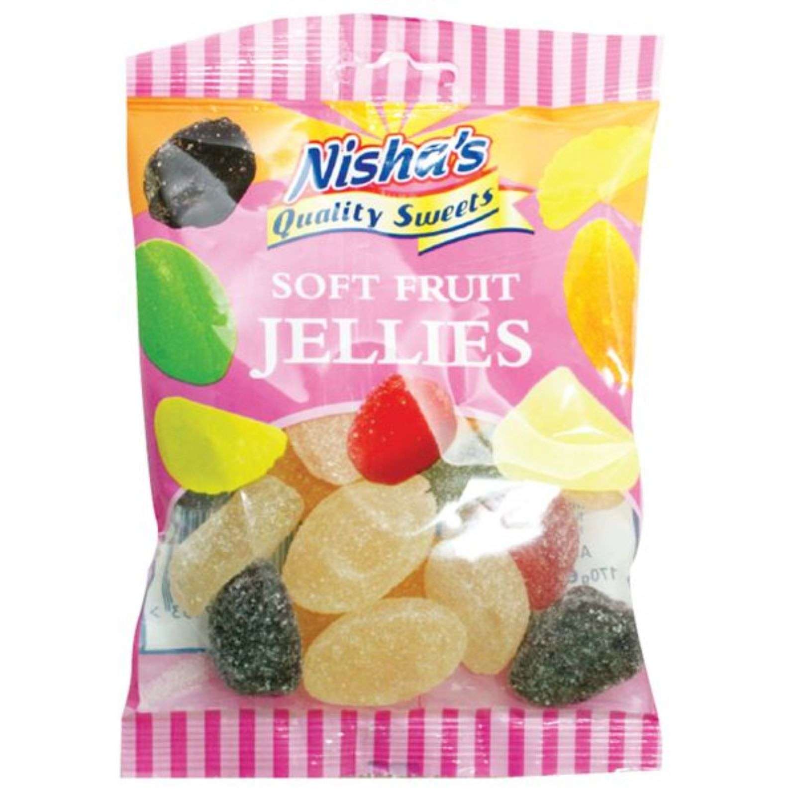 12 x Nisha Fruit Jellies - 125g