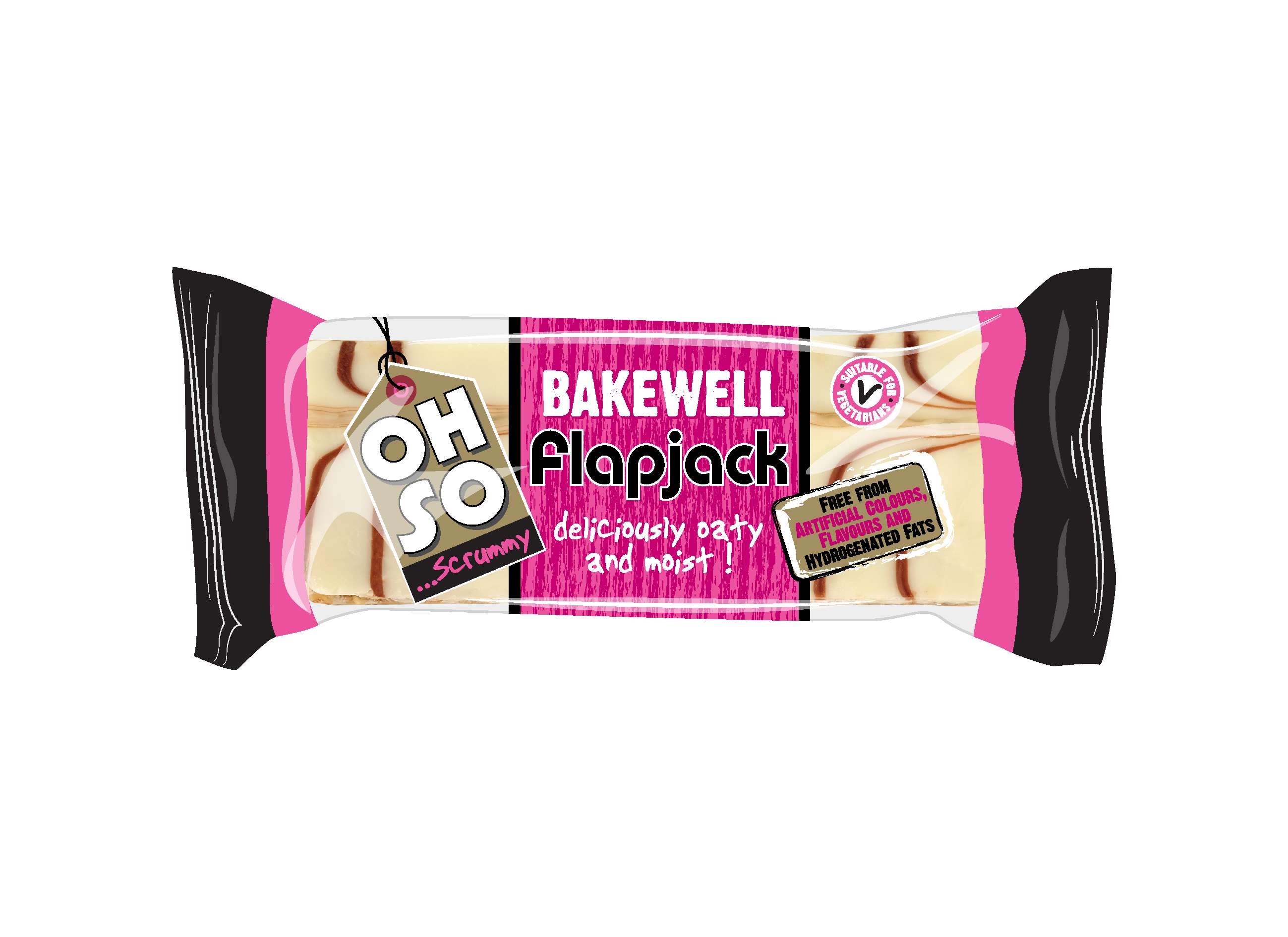 Oh So Scrummy Bakewell Flapjack - 110g