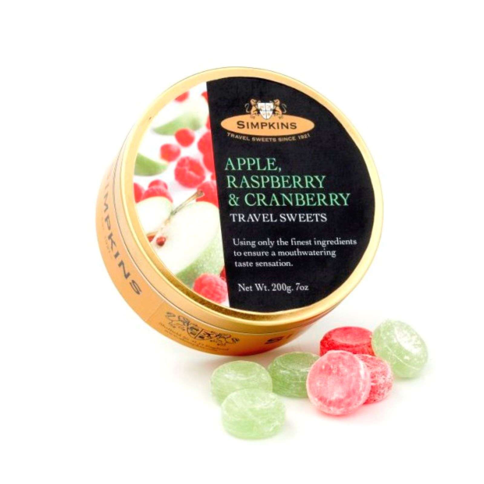 6 x Simpkins Apple Raspberry & Cranberry Drops - 200g