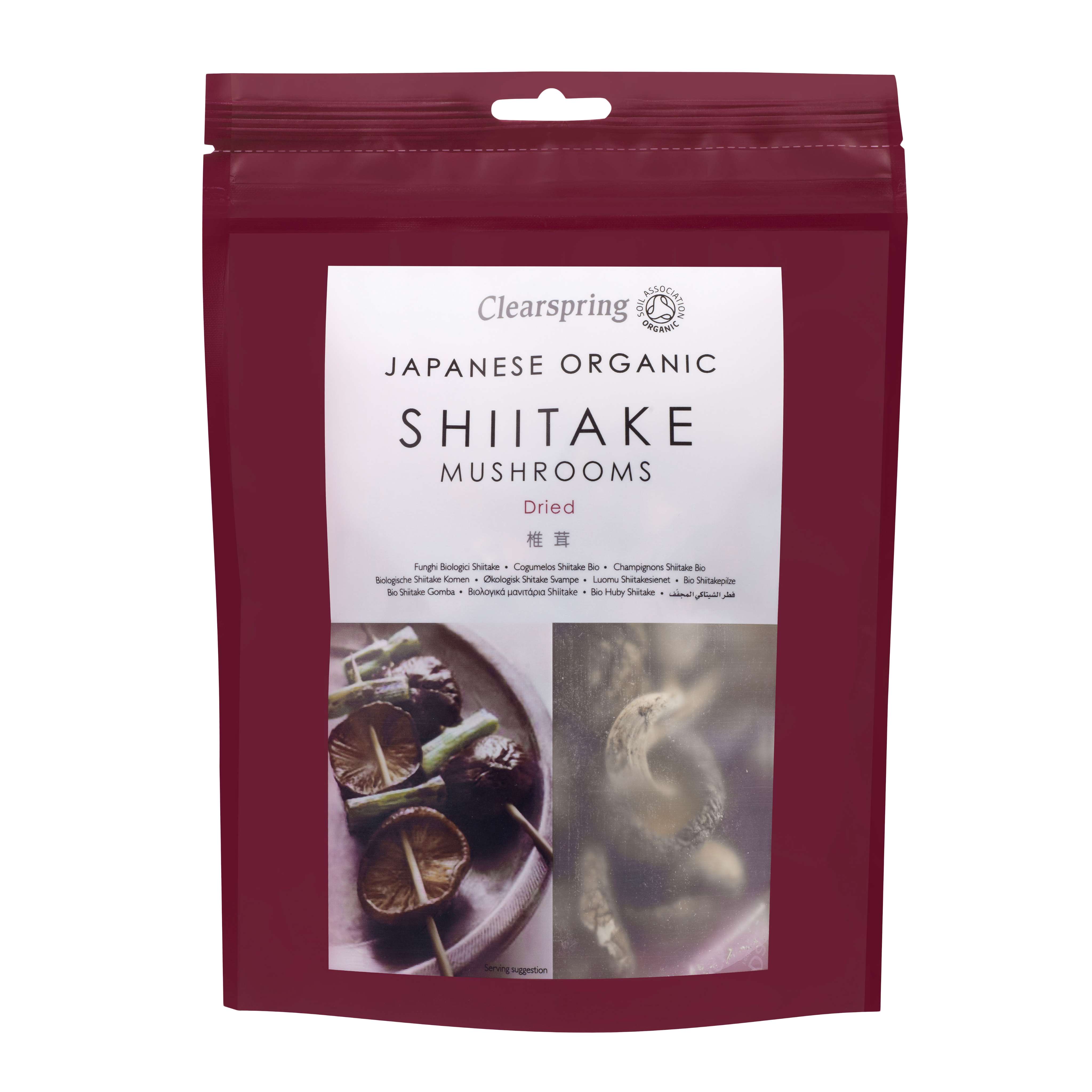 Clearspring Org Jap Dried Shiitake Mushrooms - 40g