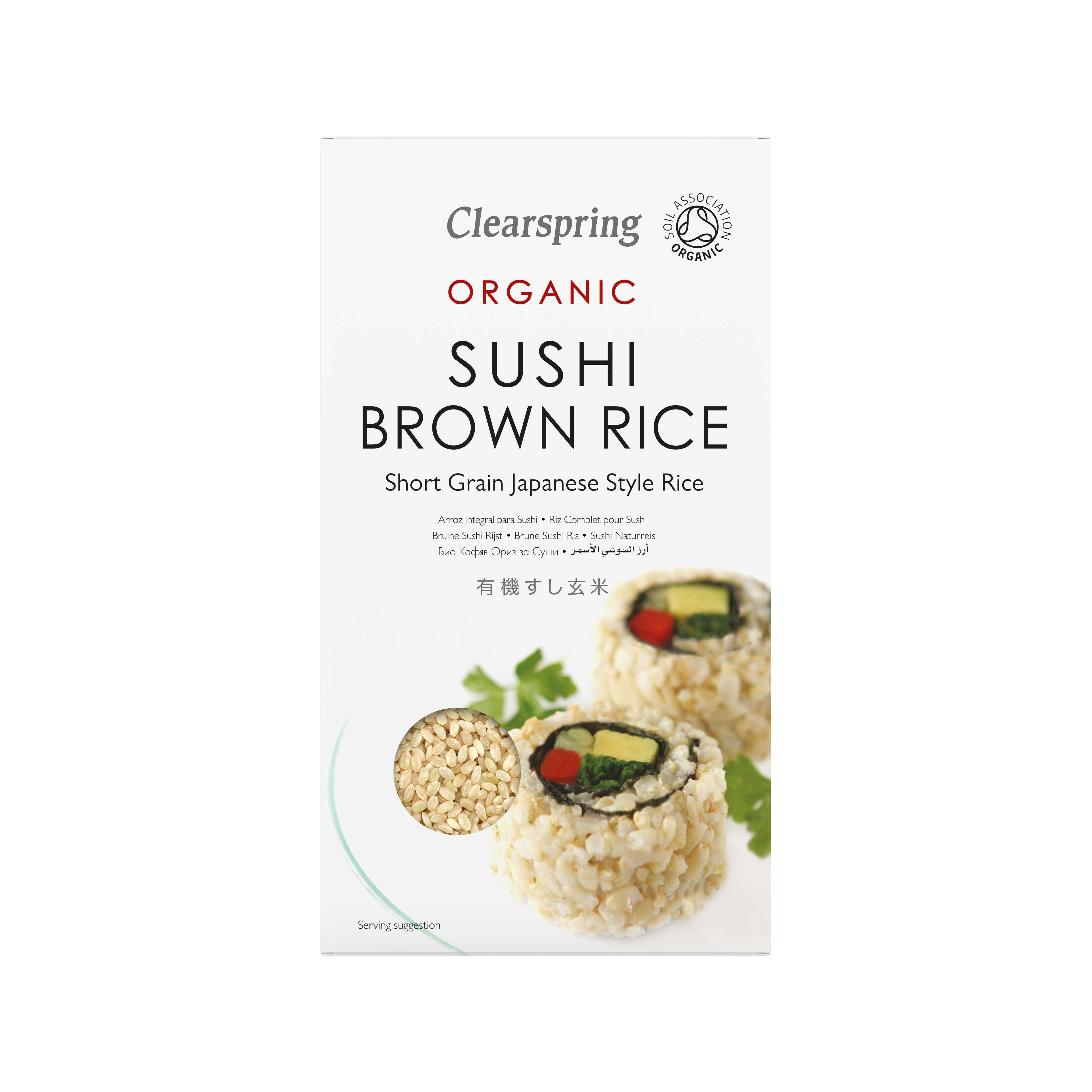 Clearspring Org Sushi Brown Rice - 500g