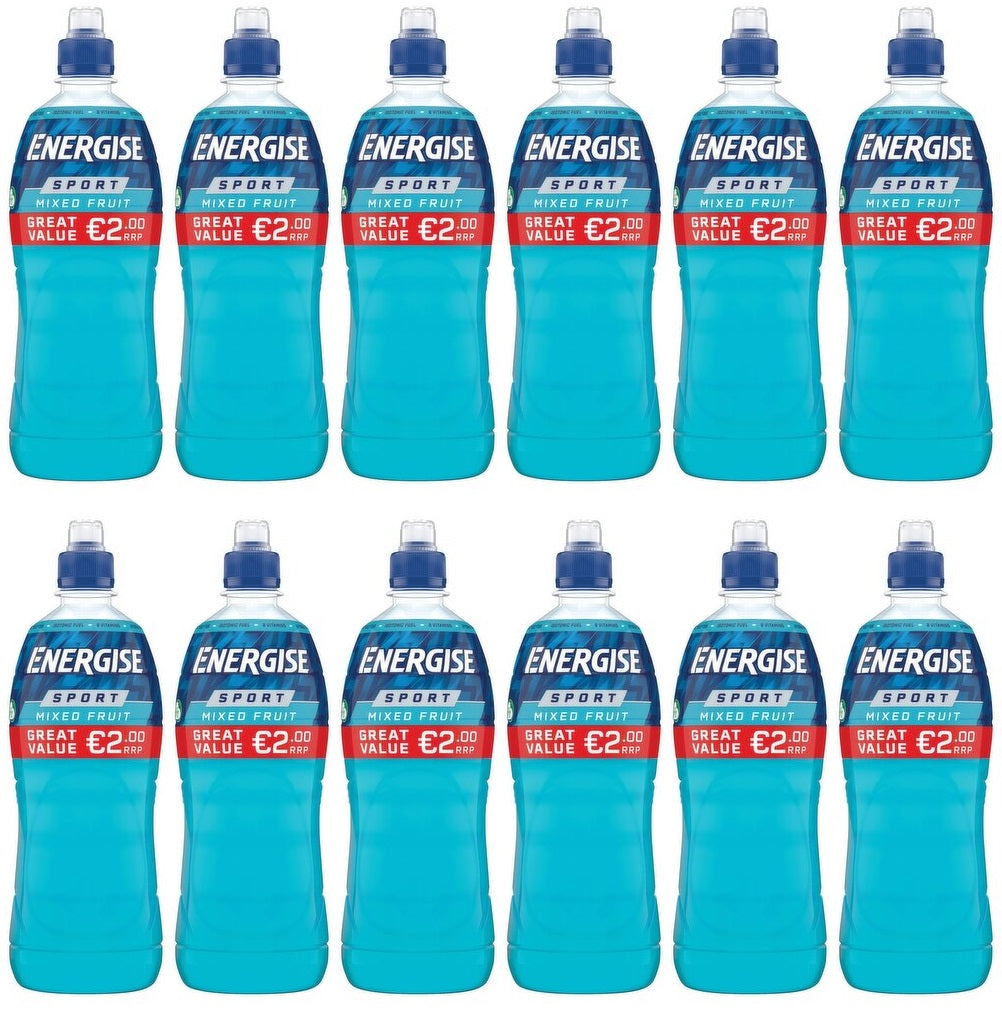 12 x Energise Sport Mixed Fruit 750Ml