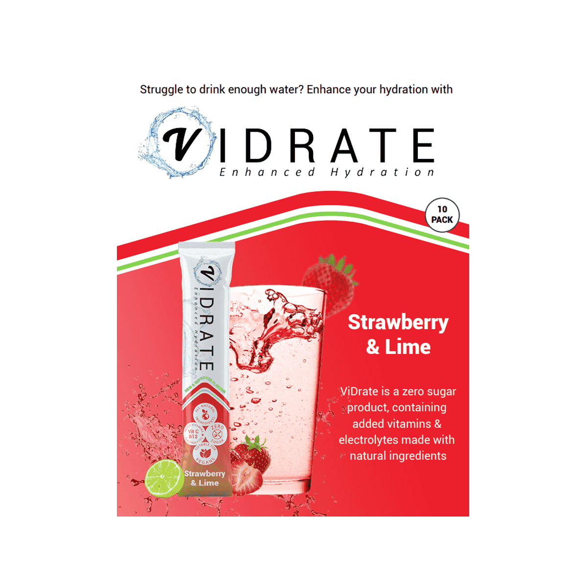 ViDrate Orange & Peach SRDU - 10x3g