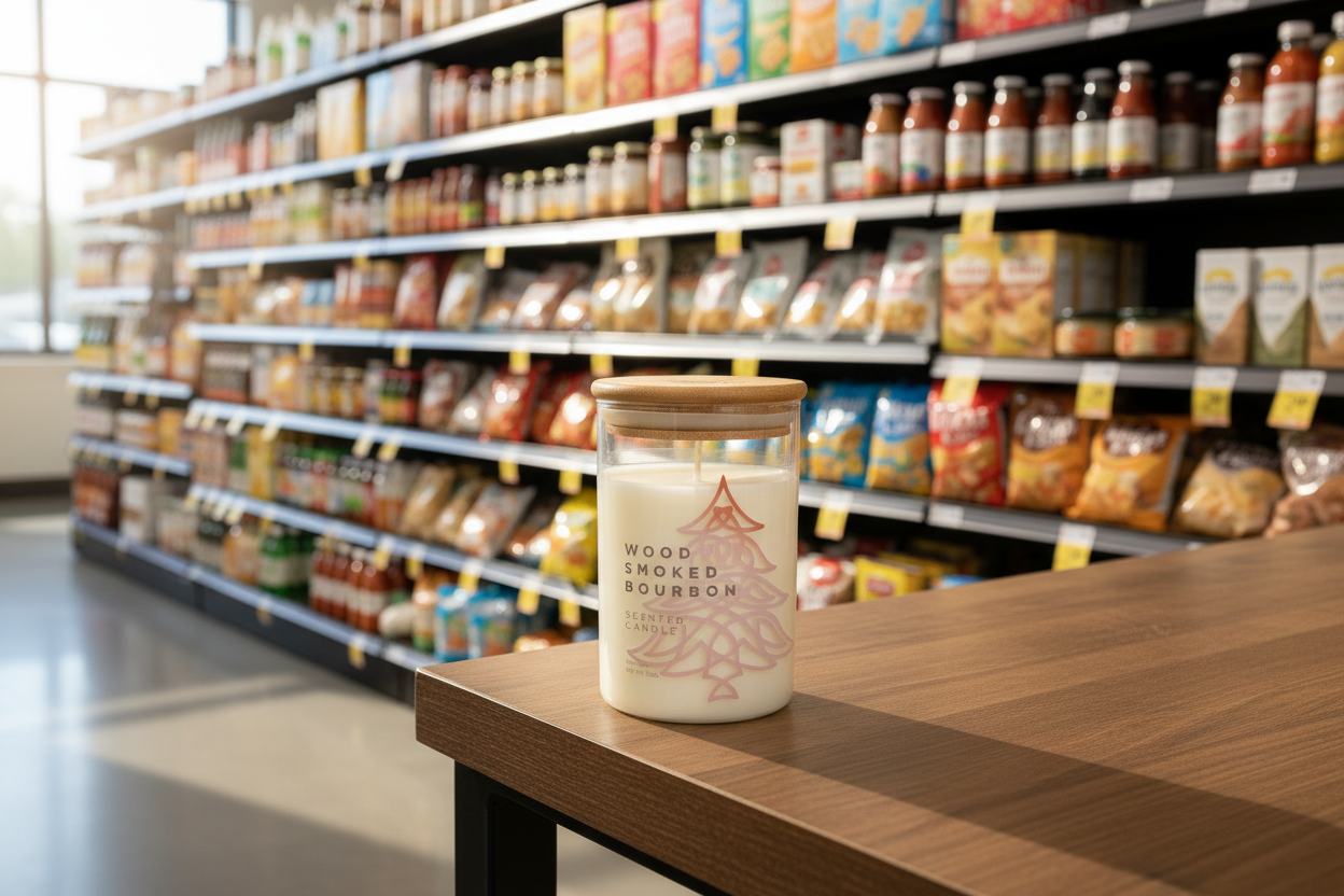 6 x The Celtic Collection Wood Smoked Bourbon Scented Candle 345G