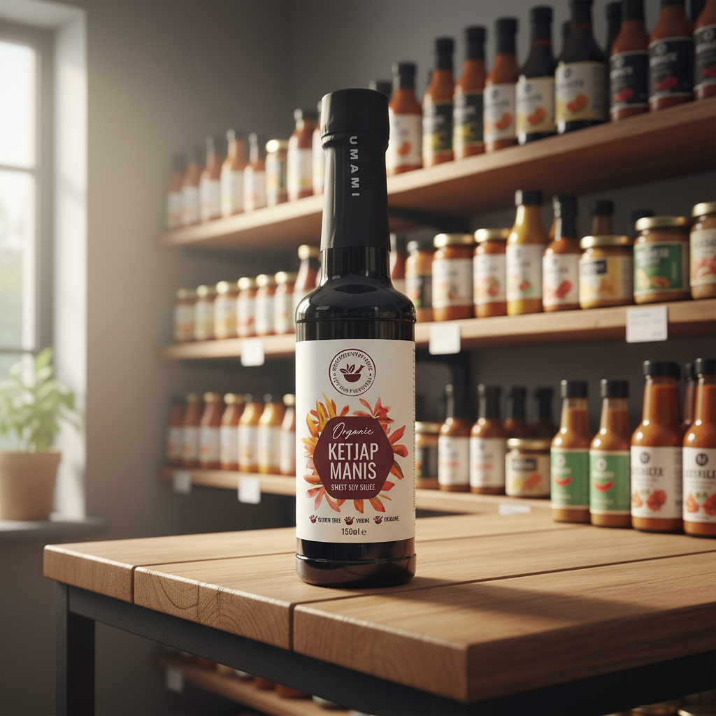 6 x Westcountry Spice Org Ketjap Manis Sweet Soy Sauce - 150ml