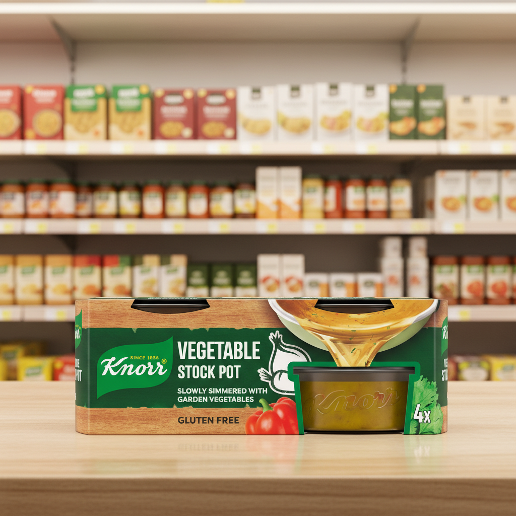 8 x Knorr Stock Pot Vegetable 4X 28 G