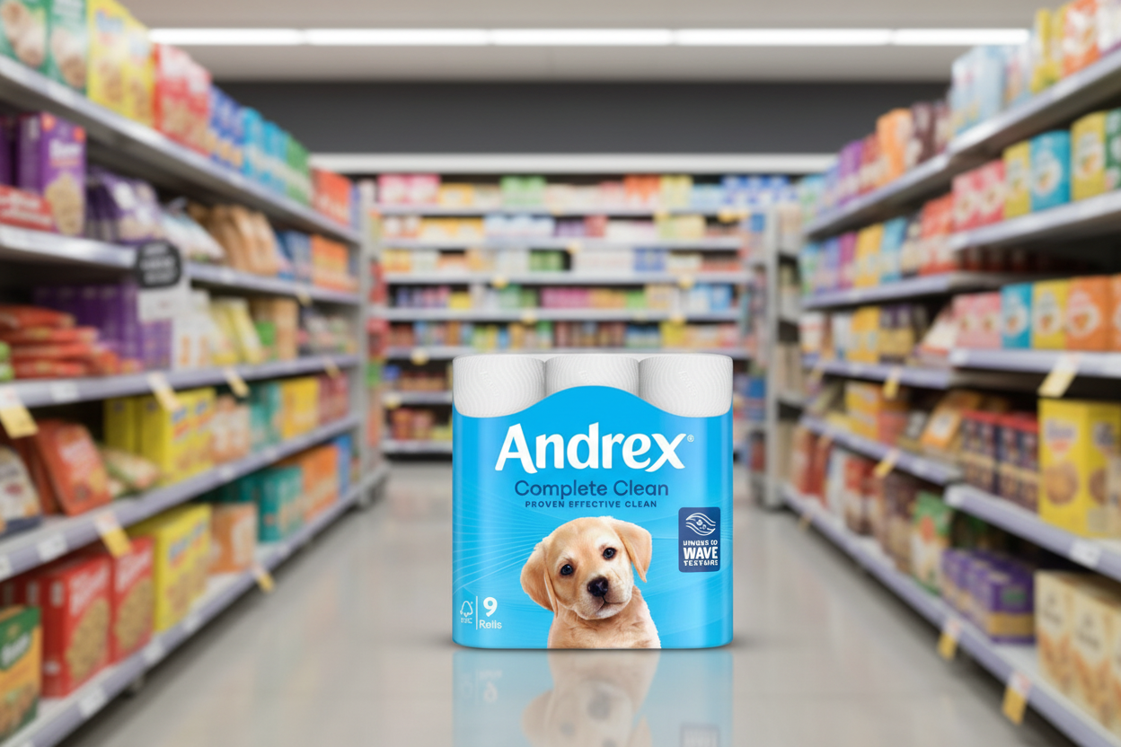 4 x Andrex Complete Clean 9 Rolls