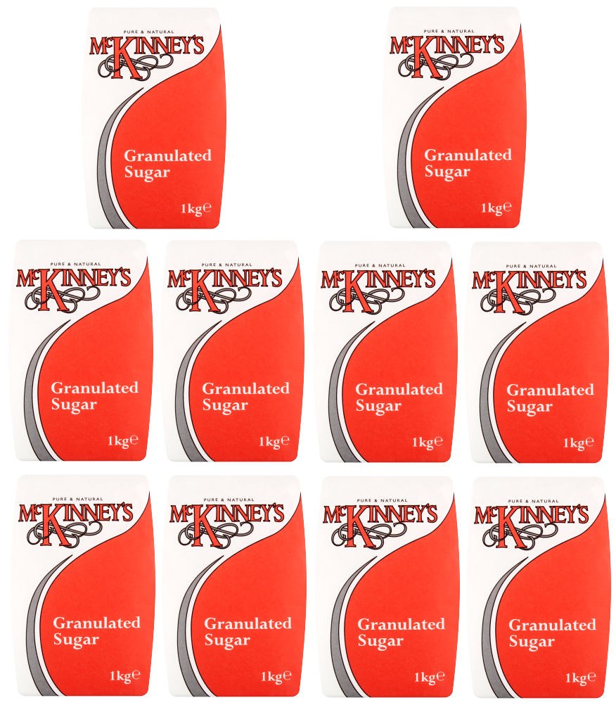 10 x Mckinney'S Granulated Sugar K470 1Kg