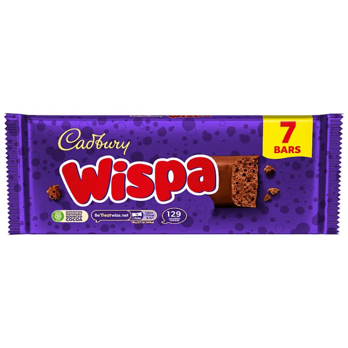 11 x Cadbury Wispa Snacksize 7pk - 165.9GM