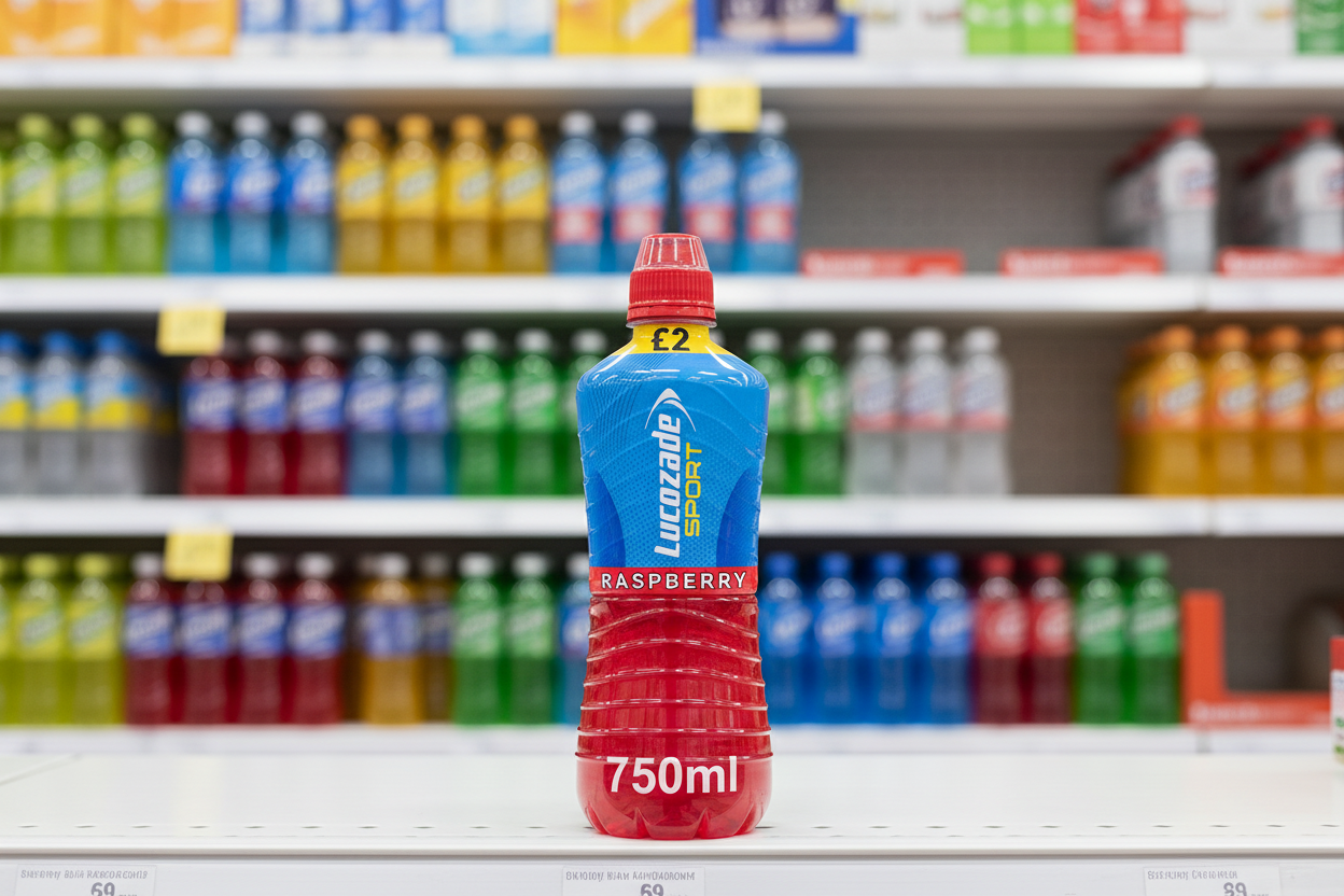 12 x Lucozade Sport Raspberry - 750ML