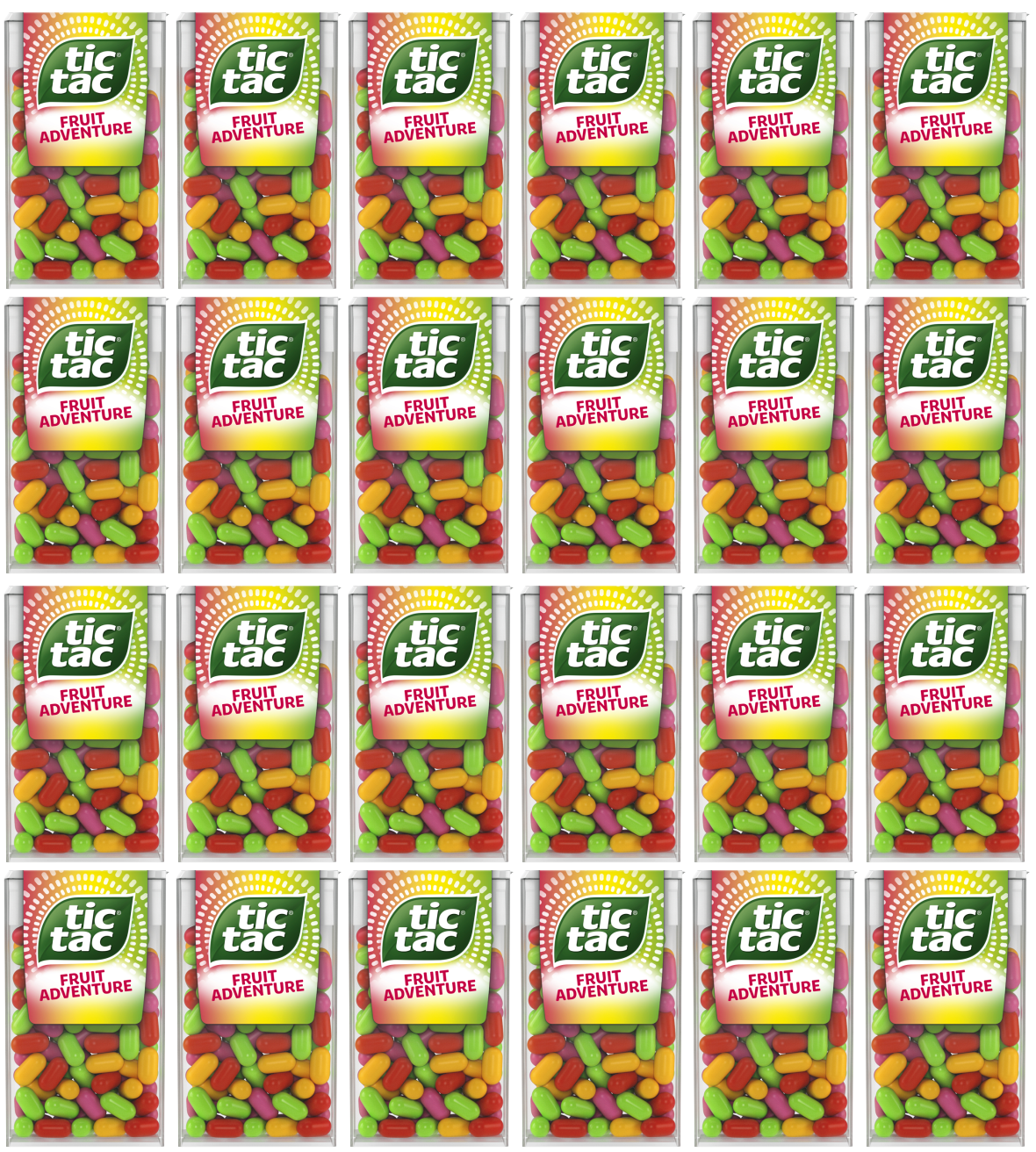 24 X Tic Tac Fruit Mix T100