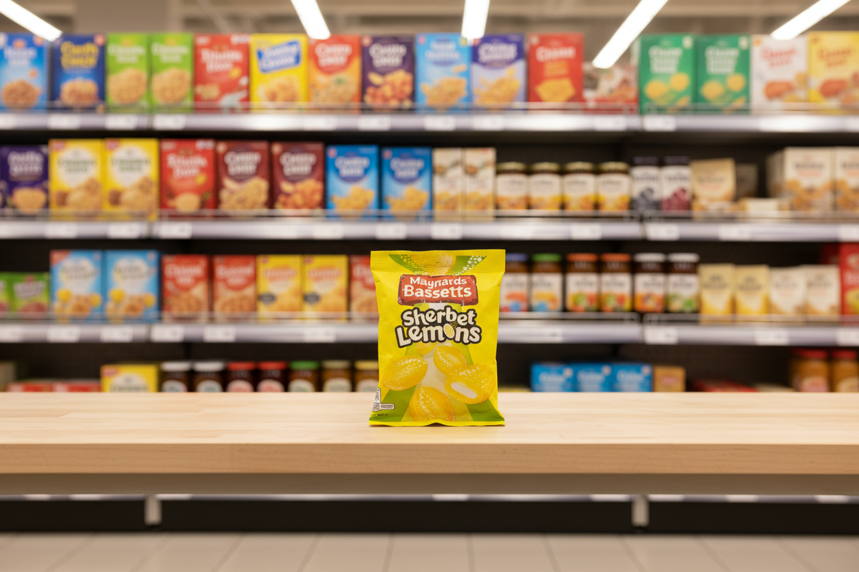 12 x Maynards Sherbet Lemon Bag - 192g