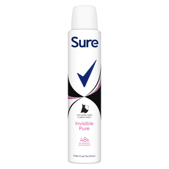 6 x Sure Women Anti P Invisible Pure - 200ML