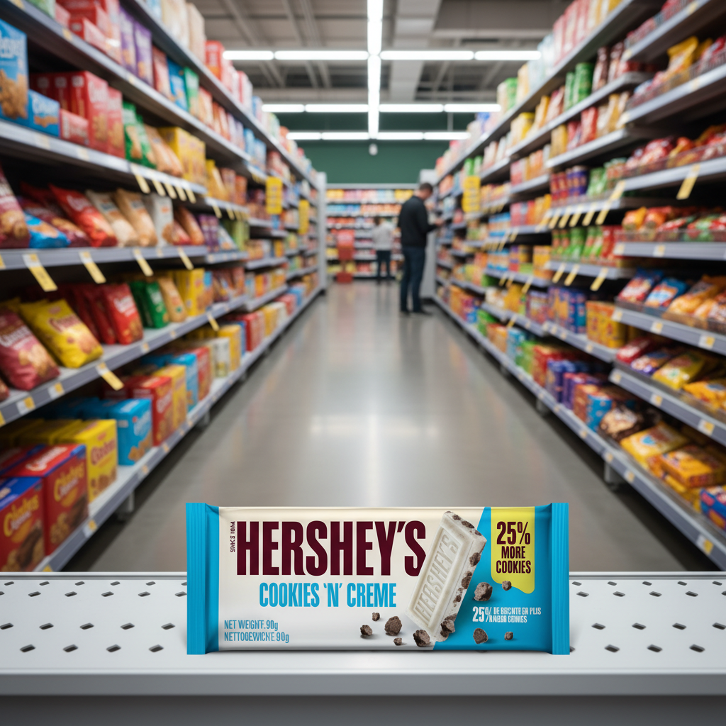 24 X Hershey Cookies & Creme Bar 90