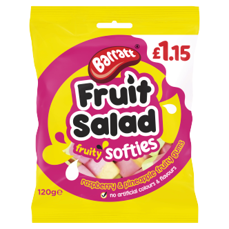 12 X Barratt Fruit Salad Softies 120G
