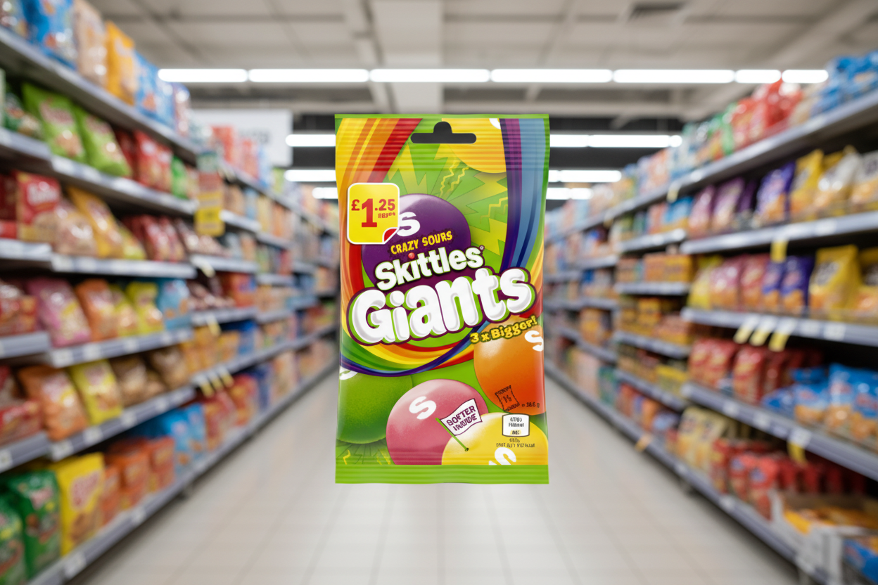 14 X Skittles Giants Sours 116G