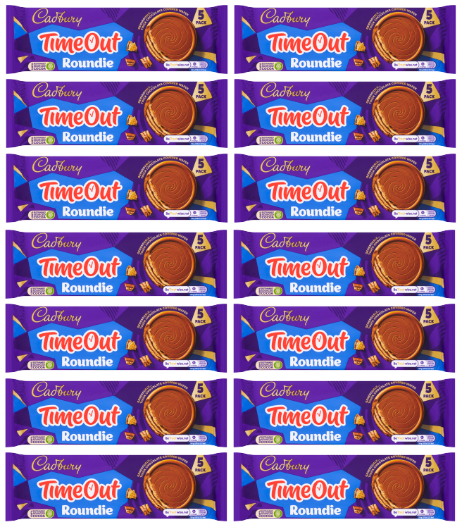 14 x Cadbury Timeout Roundie Milk Chocolate - 150G