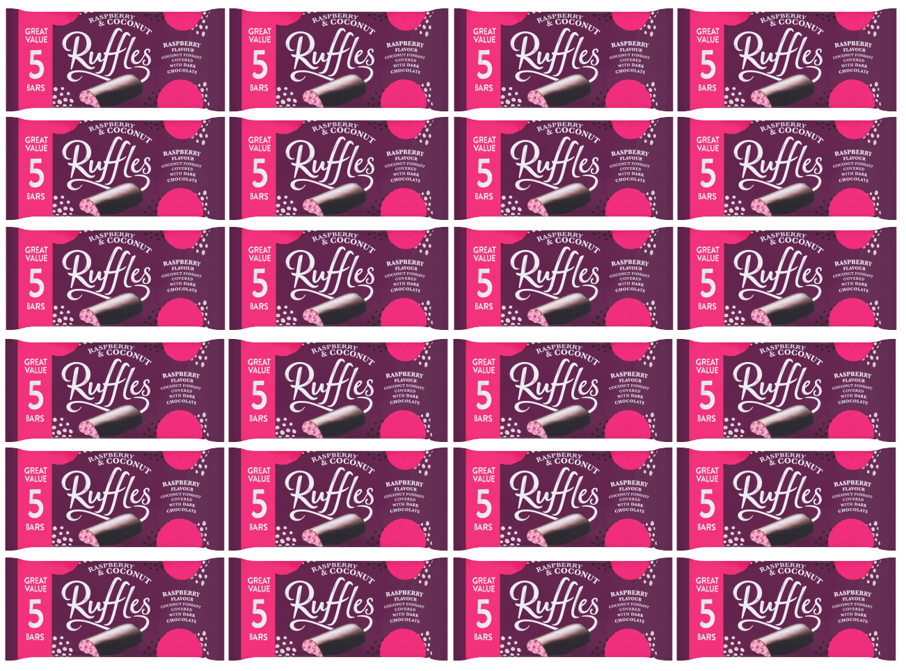 24 x Jamesons Raspberry Ruffle Multipack 5 Pk - 5PK