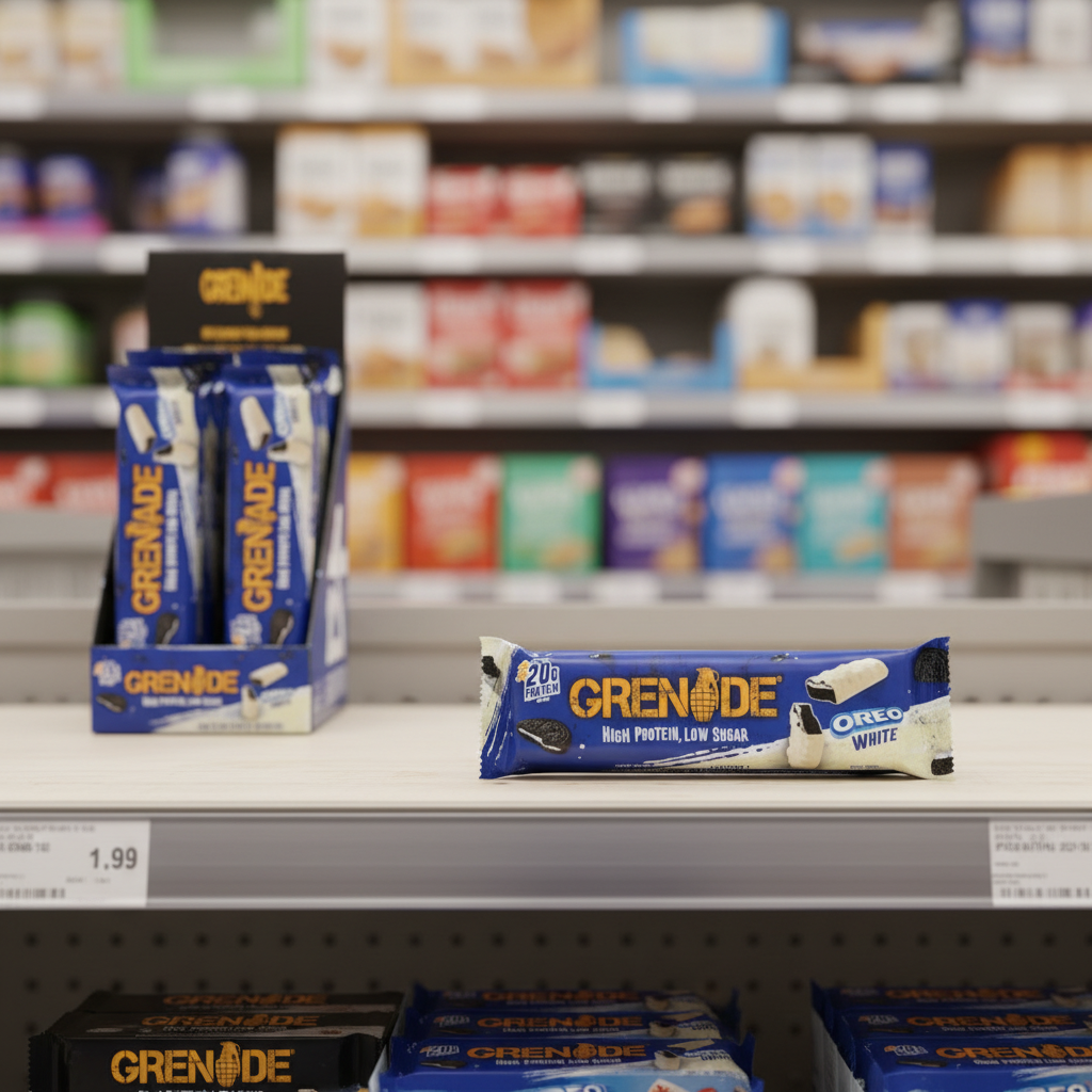 12 X Grenade Carb Killa Bar Oreo White 60GM