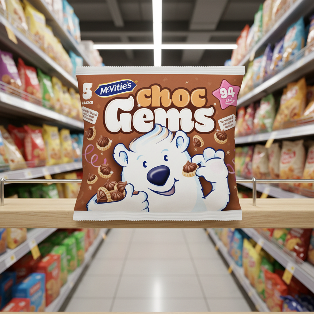 7 x Mcvities Chocolate Gems 5pk - 5X19GM