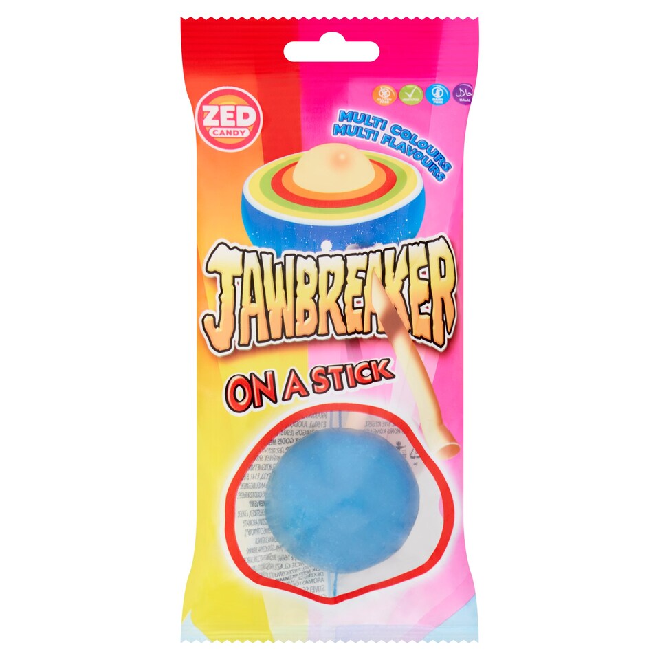 15 x Zed Candy Jawbreaker On A Stick Cola Flavour 60G